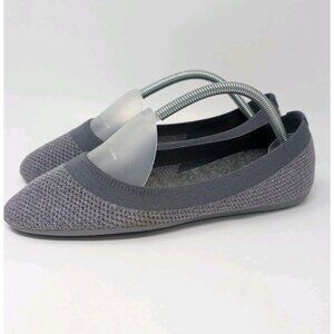 Allbirds Tree Breezers Ballet Flat shoes Women's Size 10 Eco-Friendly Knit gray